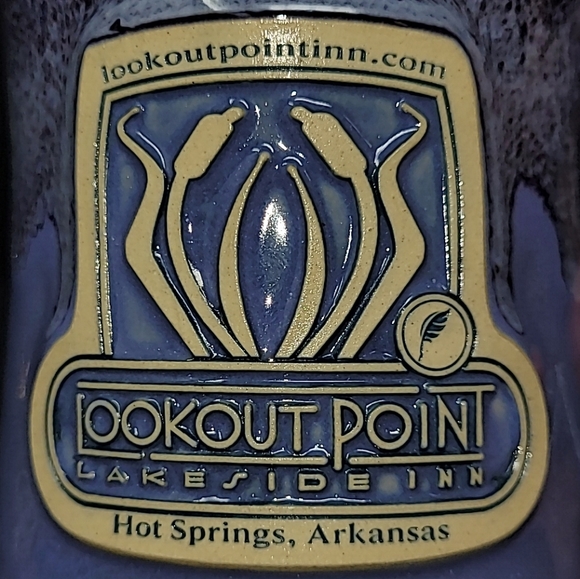 2013 DENEEN POTTERY"LOOKOUT POINT LAKESIDE INN HOT SPRINGS, AR." HAND-THROWN-USA - Picture 2 of 10